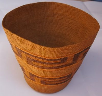 Tlingit Polychrome Basket