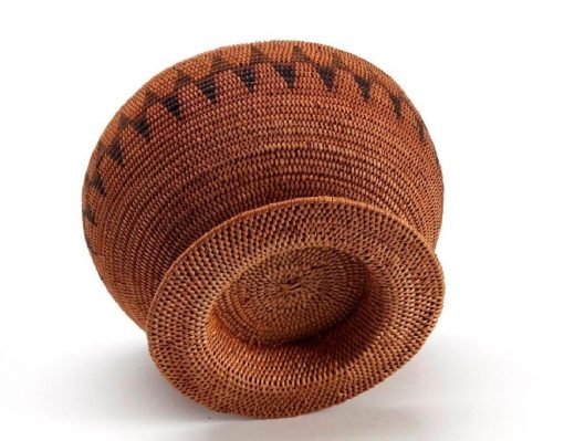 Paiute Footed Basket - bottom